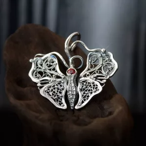 Серебряный кулон 